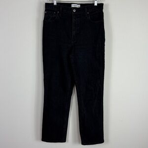 Abercrombie & Fitch The 90’s Straight Ultra High arise Jeans in Black Size 29